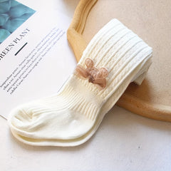 Soft Knitted Pantyhose for Toddler Girls