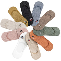10 Pairs No Show Socks Soft & Breathable Ankle Socks Women's Stockings