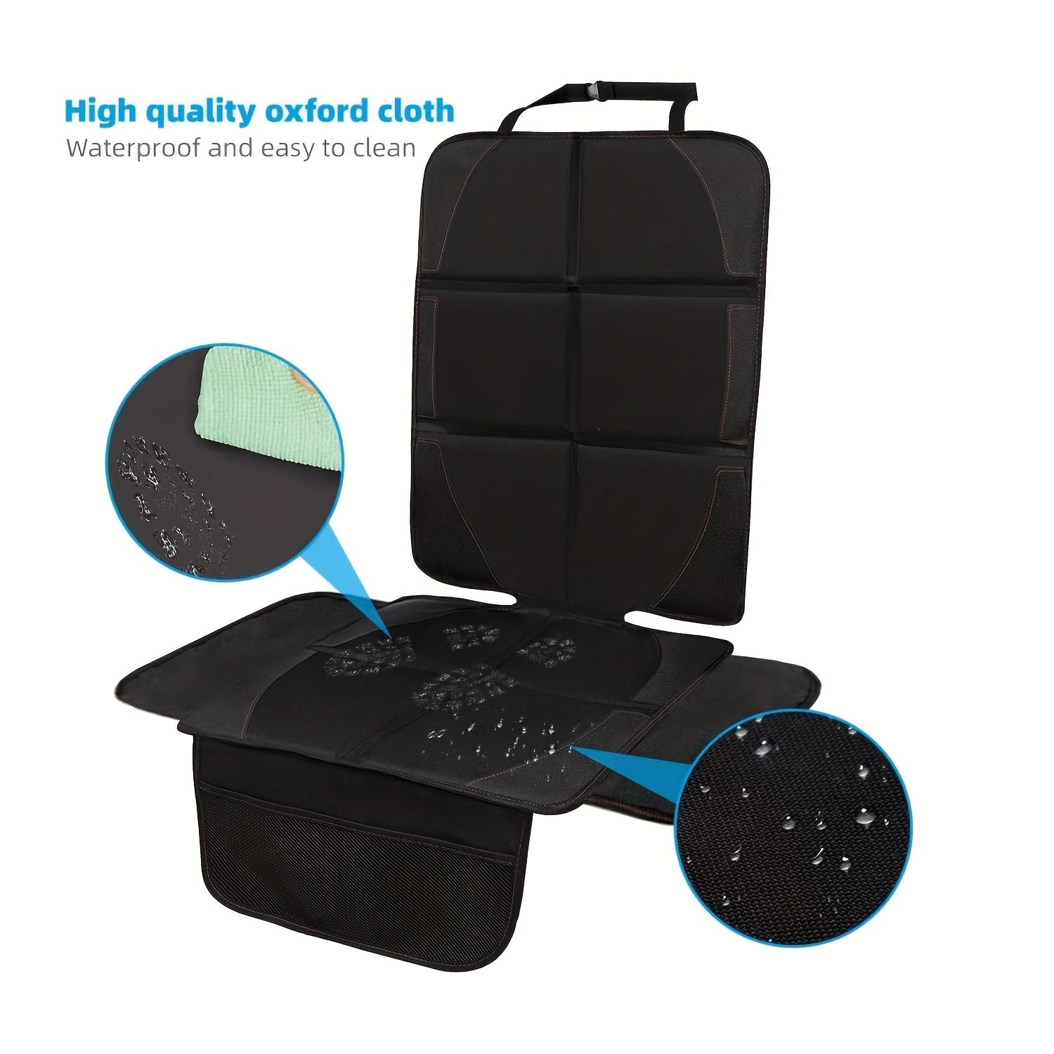 Waterproof Child Car Seat Protector, Easy to Clean, Secure Fit