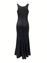 Split Dress Sleeveless Dress For Party & Banquet Women's Clothing