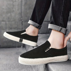 Men's Lightweight Canvas Loafers Slip On Shoes