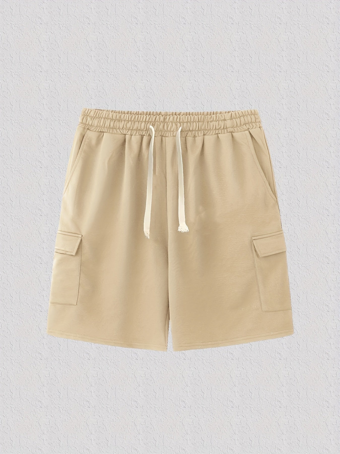 Men's Drawstring Waist Cargo Shorts for Summer Outdoor