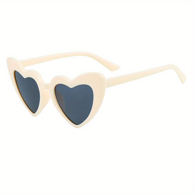 Girls Heart Shaped Outdoor Sunglasses UV Protection