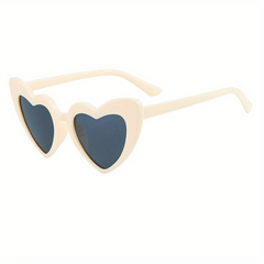 Girls Heart Shaped Outdoor Sunglasses UV Protection