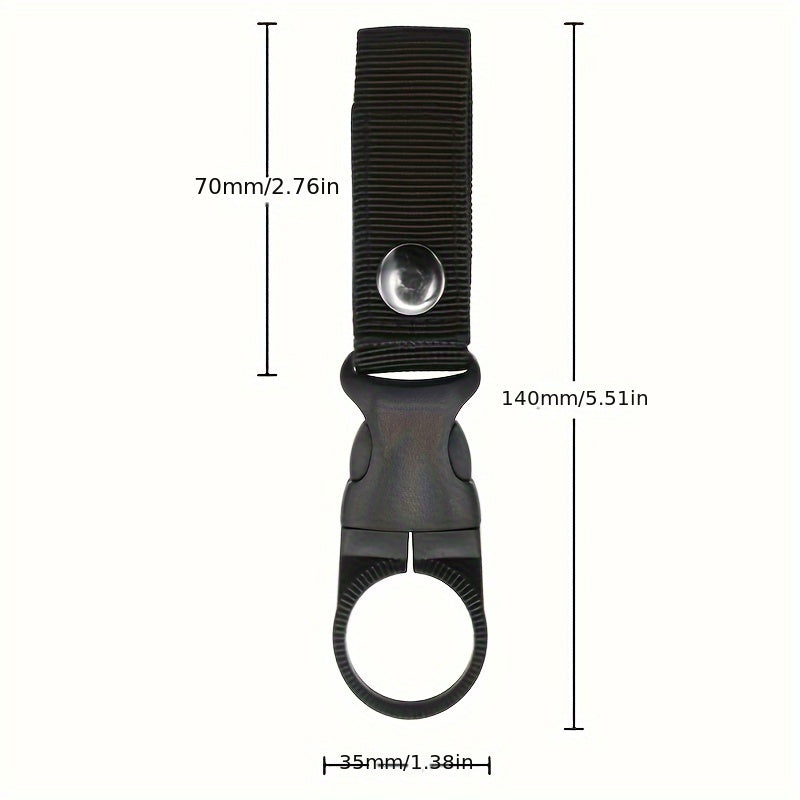 3pcs Bottle Carrier Strap With Carabiner for Traveling & Hiking