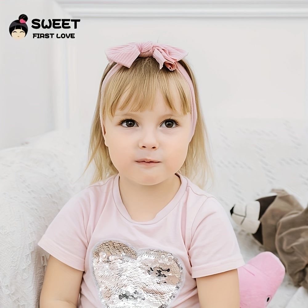 3pcs Soft Nylon Headband Hair Bands for Newborn