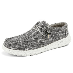 Women's Flat Canvas Shoes Slip On Loafers Casual Walking Shoes