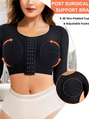 Women's Arm Shaping Compression Top With Bra Posture Corrector