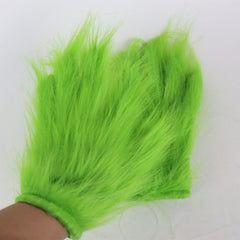 Christmas Thief Gloves Fluorescence Green Santa Decoration Carnival