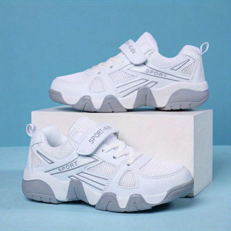 Boys Mesh Breathable Sport Shoes Lightweight Non Slip Casual Sneakers