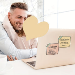 24pcs Waterproof Mental Health Reminder Stickers Positive Psychology