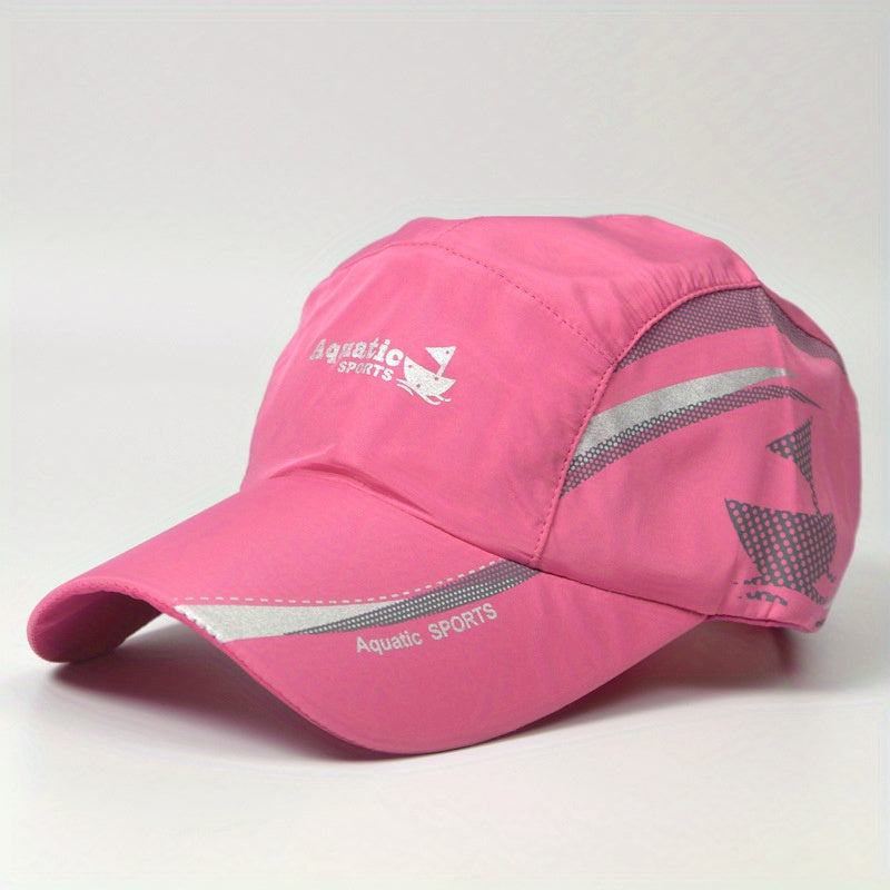 Quick Drying Mesh Baseball Cap Adjustable Sun Hat Lightweight Dad Hats