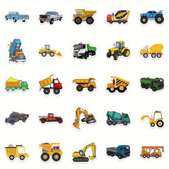 50pcs Truck Graffiti Fun Stickers for Urban Street Art Enthusiasts