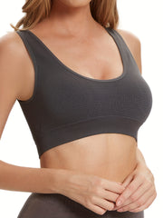 Textured Wireless Bras Comfortable & Stretchy Intimates Women's Lingerie