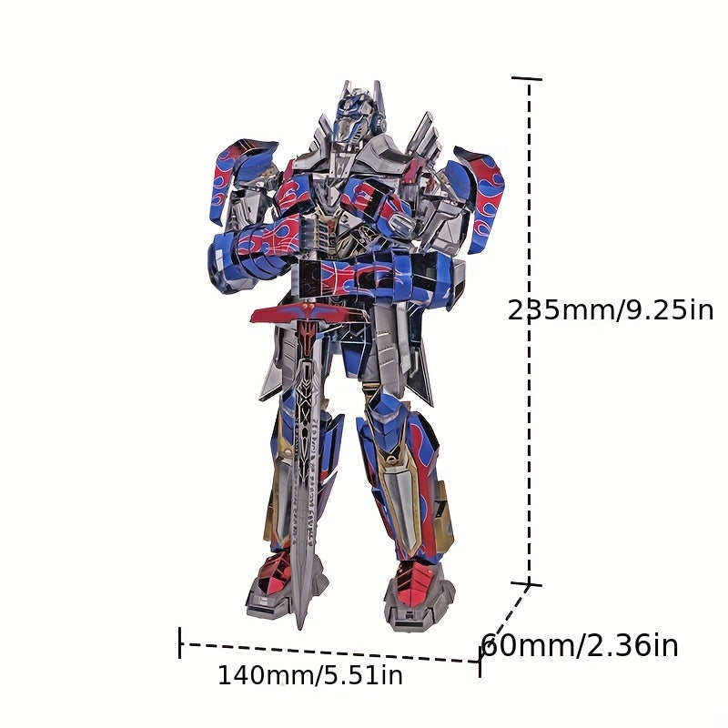 Movable Robot 3D Metal Assembly Model Puzzle DIY Making Gift