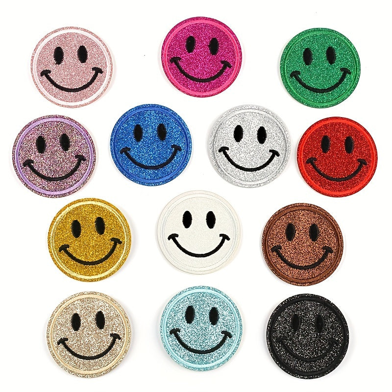 13pcs Cartoon Cloth Stickers Patches Down Jacket Repair Embroidery Appliques