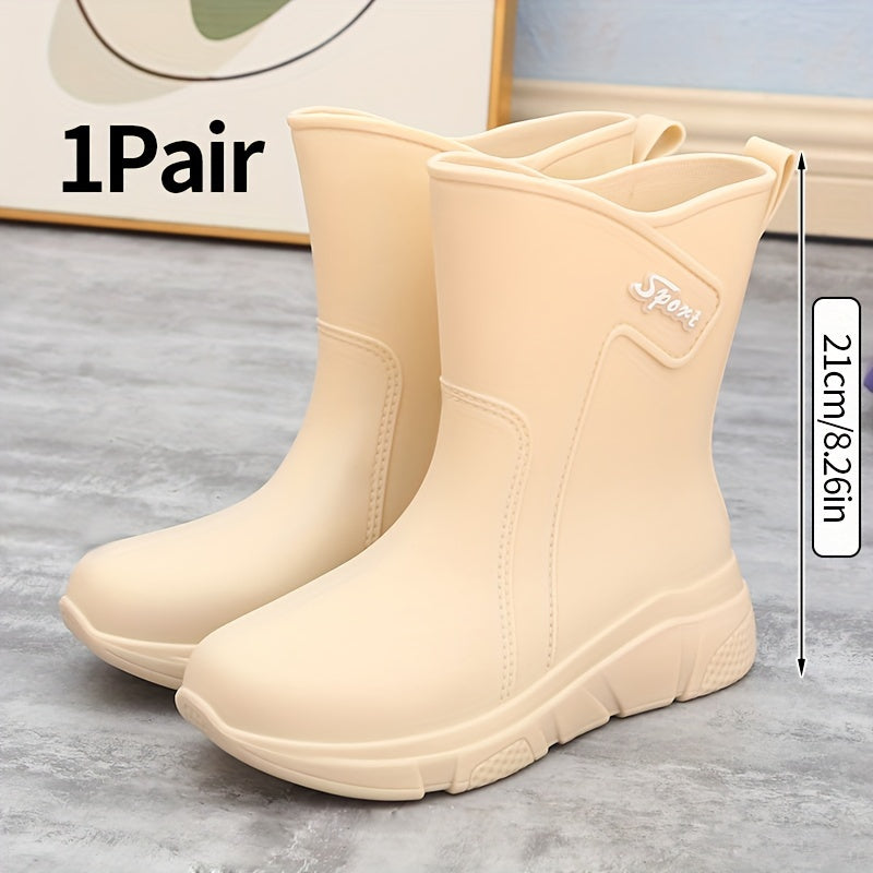 Women's Waterproof Rain Boots Non Slip Water Shoes