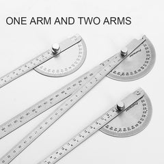 Stainless Steel Angle Gauge Protractor for Accurate Angle Measurement