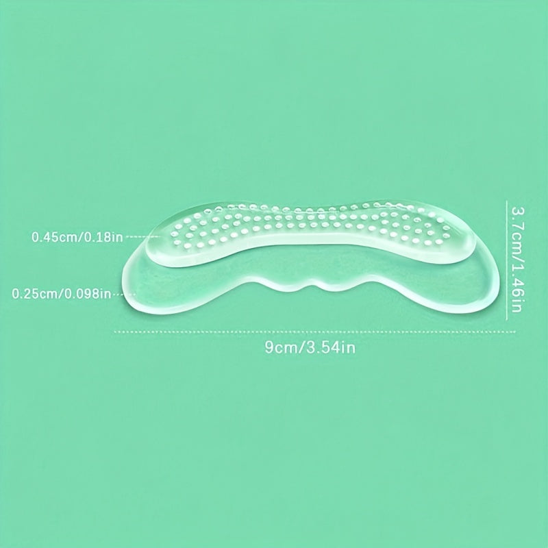 2Pcs Silicone Heel Protector Stickers Anti Wear Shoe Heel Pads