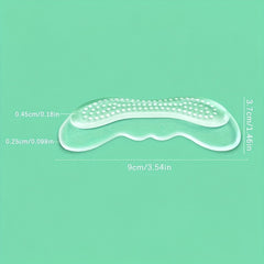 2Pcs Silicone Heel Protector Stickers Anti Wear Shoe Heel Pads