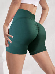 Women's Outdoor Fitness High Waist Biker Shorts