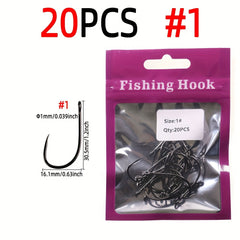 20pcs pack Barbless Short Shank Hooks Streamer Fly Tying Hooks