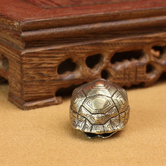 Brass Turtle Bell Keychain Pendant for Bags and Keys