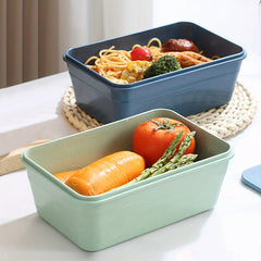 Large Capacity Reusable Square Food Storage Container Deep Sealed Box