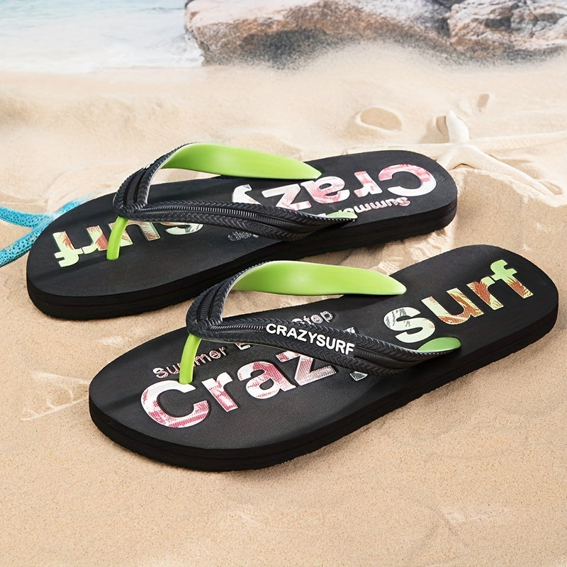 Men's Lightweight Non Slip Flip Flops Quick Drying Thong Sandals