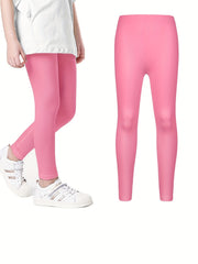 2pcs Girls Compression Leggings Set for Sports Kids