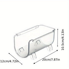 Transparent Mug Organizer for Refrigerator Kitchen