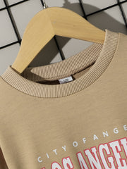 LOS ANGELES Boys Crew Neck Pullover Sweatshirt Long Sleeve Tops Kids Clothing