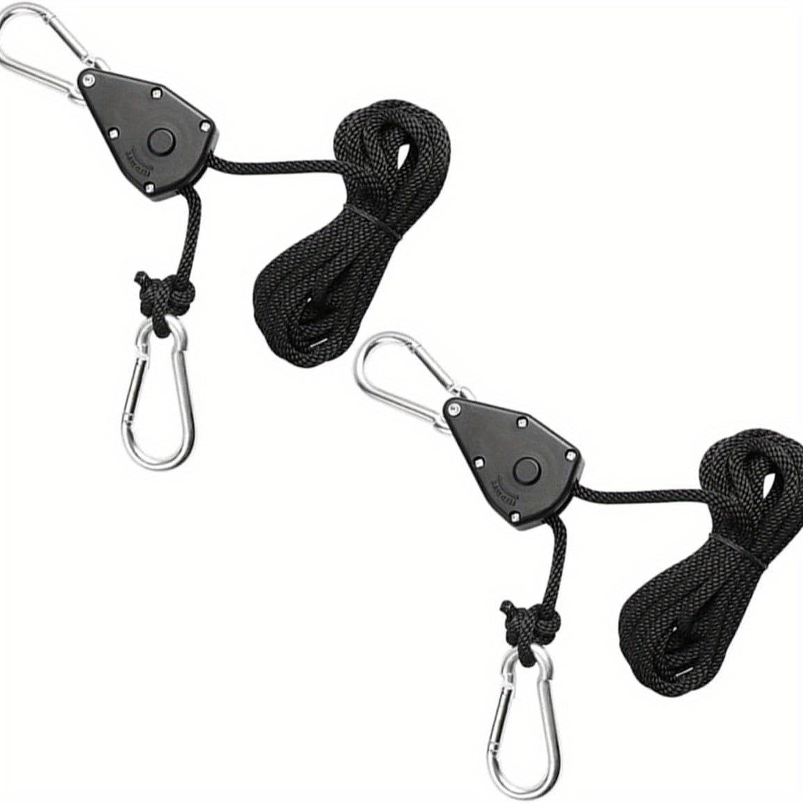 2pcs Tent Canopy Windproof Rope Buckles Adjustable Pulley