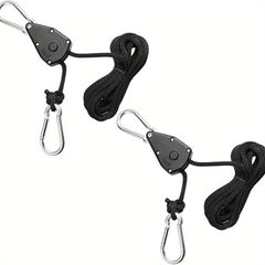2pcs Tent Canopy Windproof Rope Buckles Adjustable Pulley