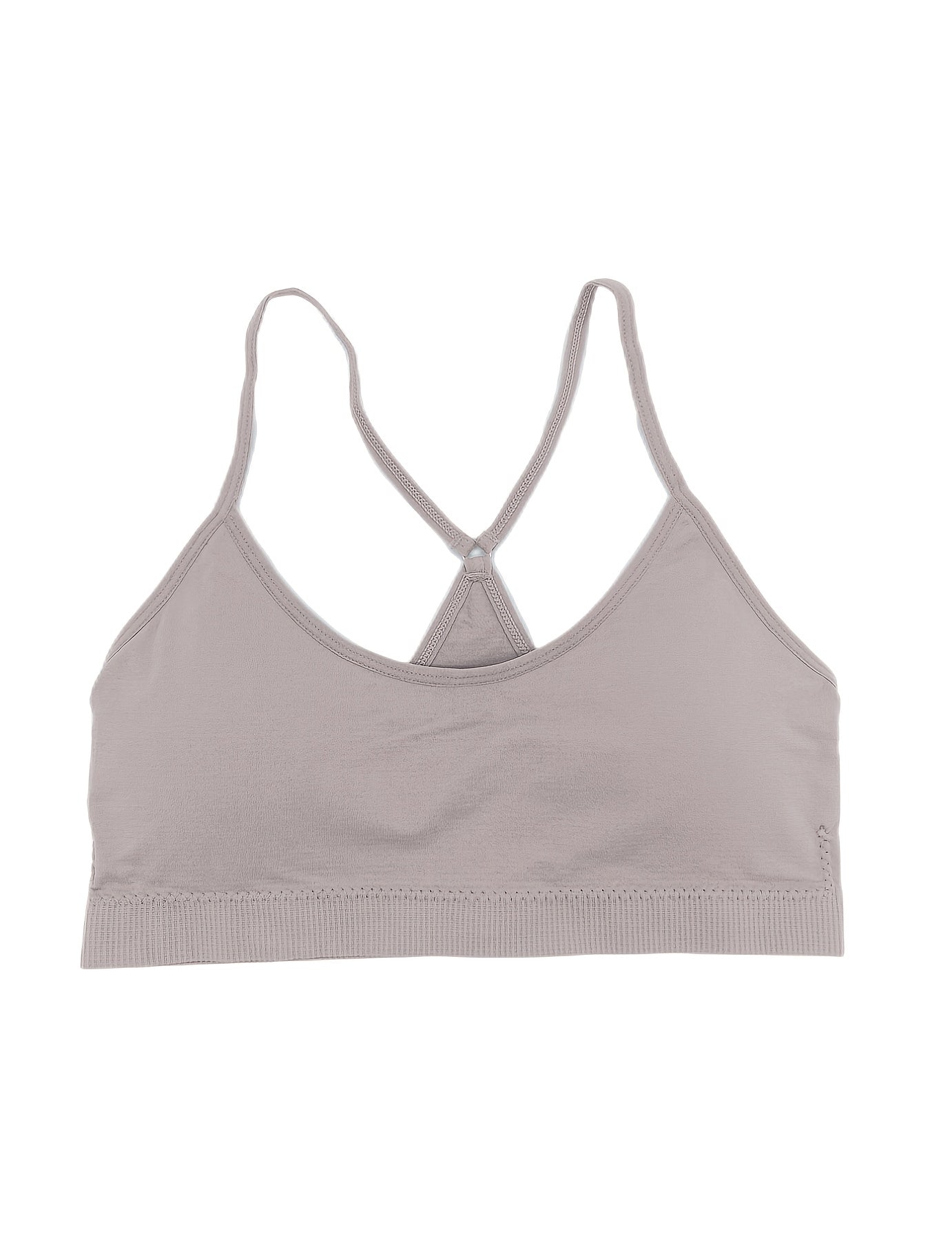 3 Pack Multicolor Support Cross Back Wirefree Removable Cups Yoga Sport Bra