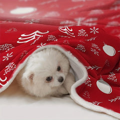 Christmas Flannel Throw Blanket Soft Cozy for Sofa Couch