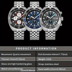 Women's Stainless Steel Sport Chronograph Quartz Watch