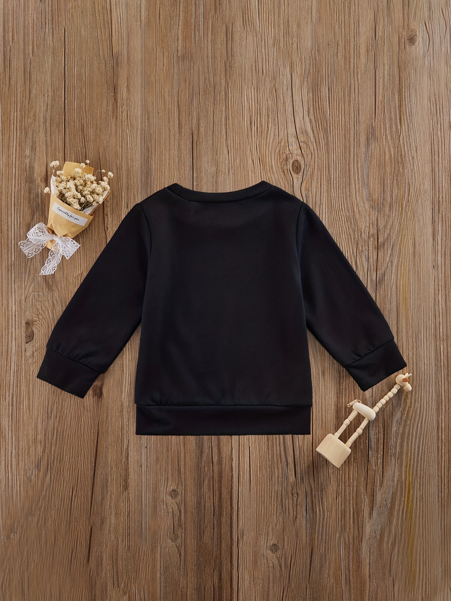 Toddler's Blessed Letter Sweatshirt Boy's Casual Pullover