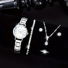 6pcs Beginner Rhinestone Watch Set for Students