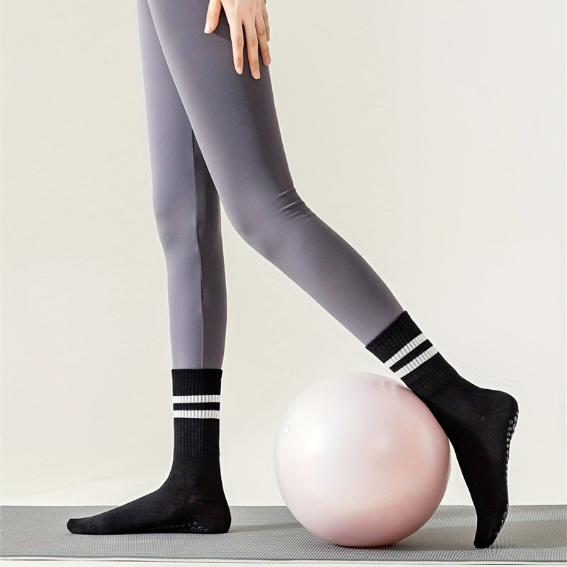 Women's Mid Tube Non-Slip Yoga Socks