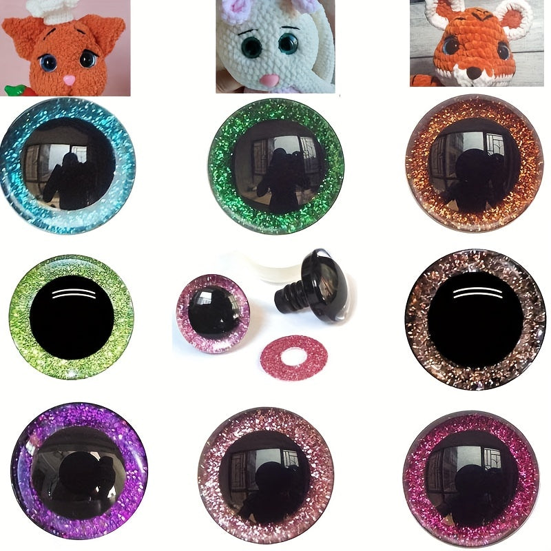 12mm 35mm Mixed Doll Eyes Plastic Safety Eyes DIY Doll Accessories