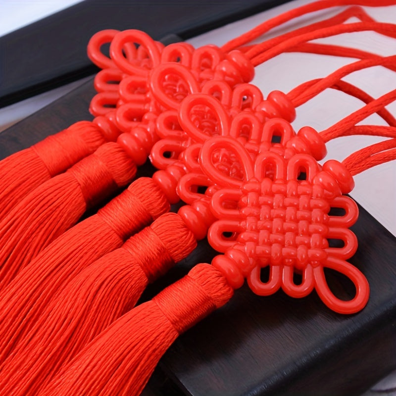 5pcs Chinese Knot Tassel Small Pendant Festive Tassel Ear Spring Pendant