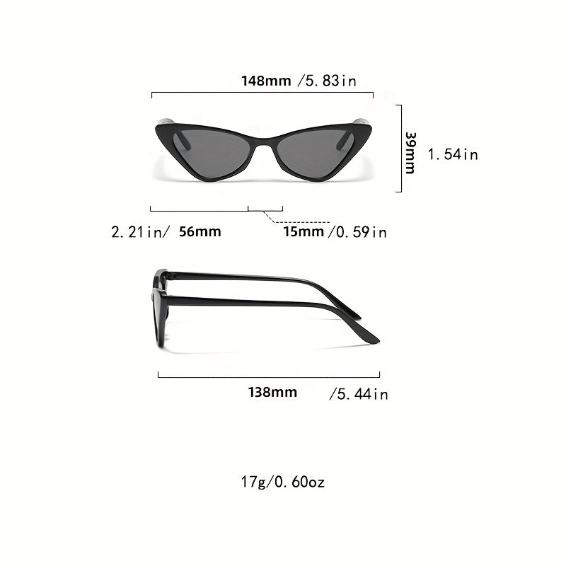 Triangle Cat Eye Sunglasses UV400