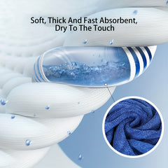 70x35in Thick Bath Sheet Towel Strong Absorption Soft Cotton 21 Yarns
