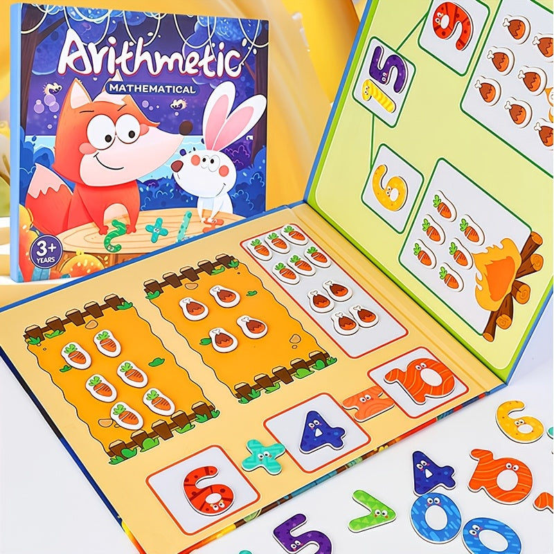 Magnetic Math Book Addition & Subtraction Learning Toy