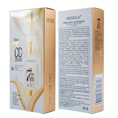 Two Tone Spiral Makeup Primer CC Cream Even Skin Tone Full Coverage Long Lasting