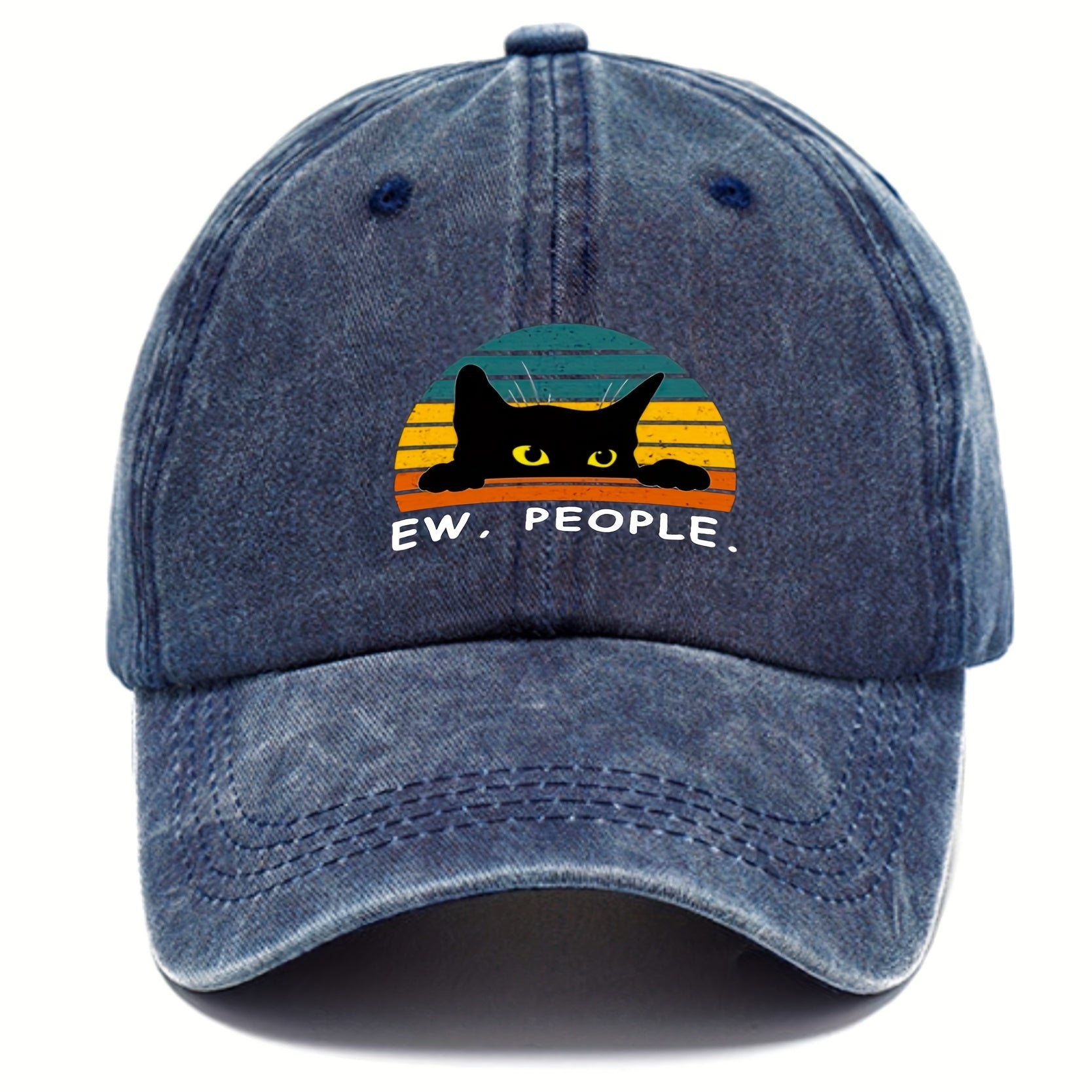 Casual Washed Cotton Baseball Cap Sun Hat Men Women