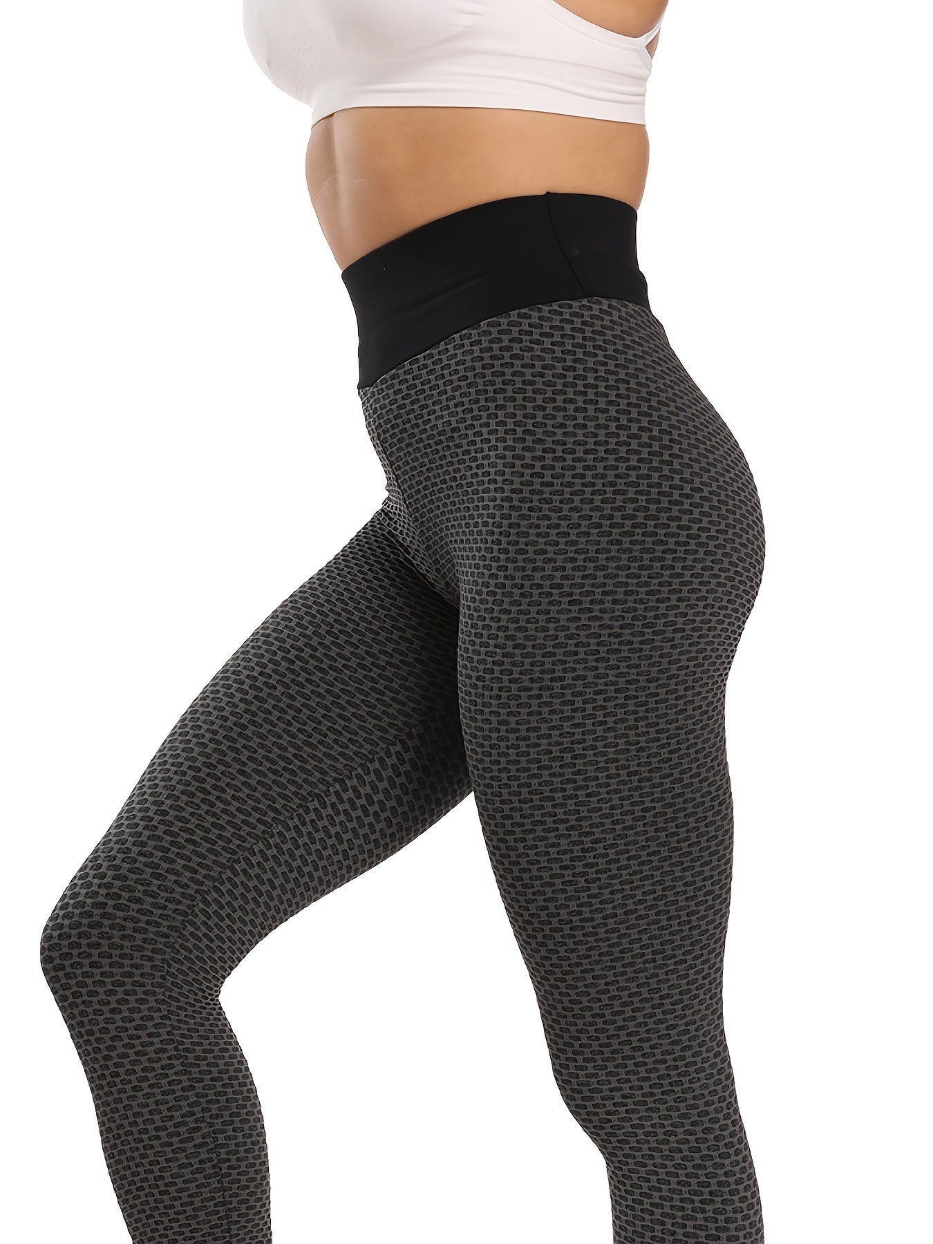 Honeycomb Seersucker Leggings for Women
