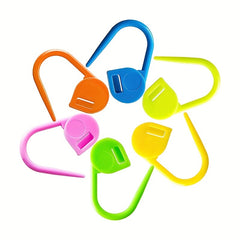 120pcs Stitch Marking 10 Colors Crochet Mark in 10 Plastic Boxes