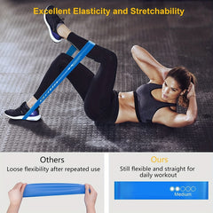 5pcs Exercise Resistance Bands Set with Storage Bag